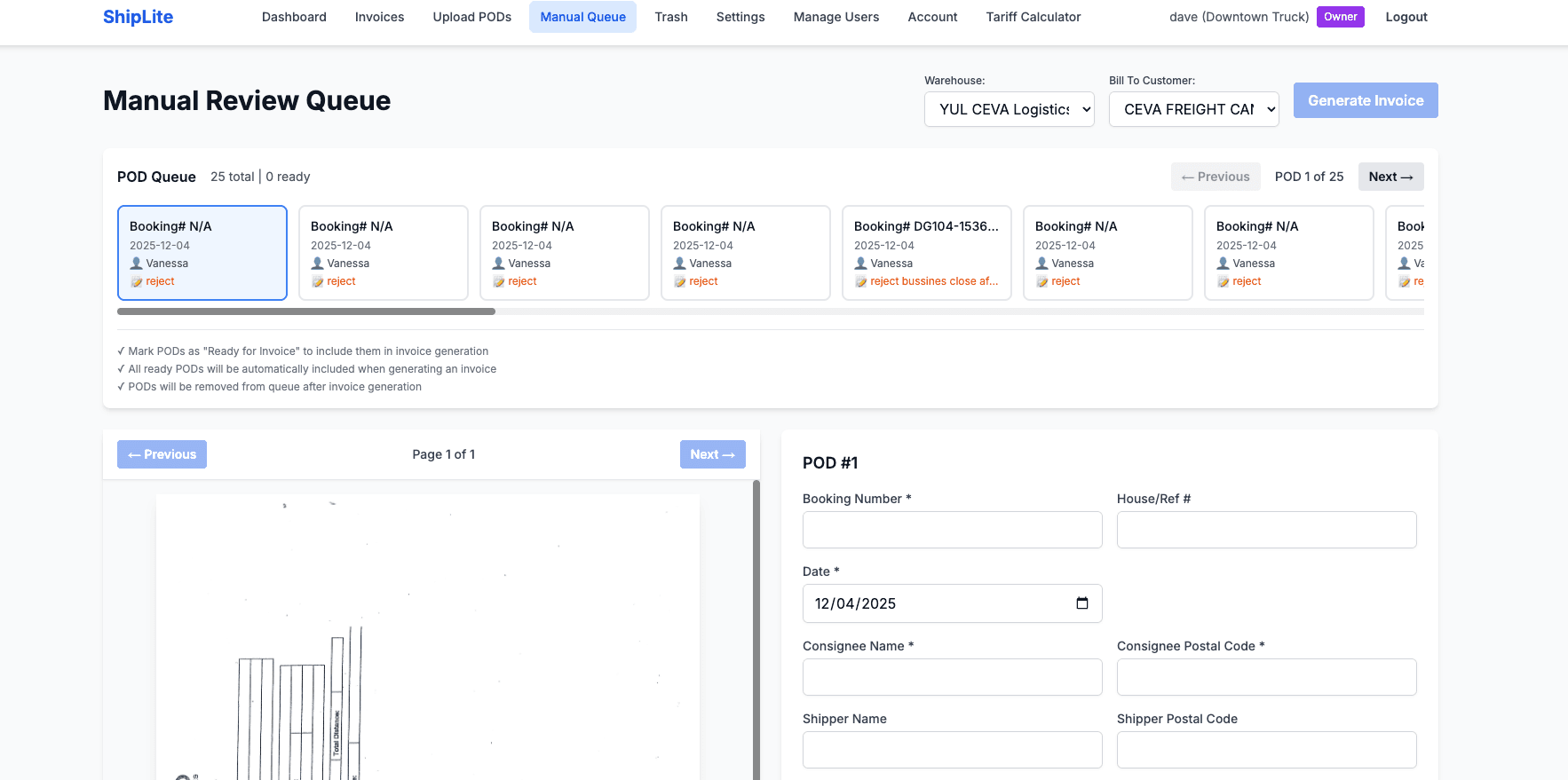 Manual Queue screenshot